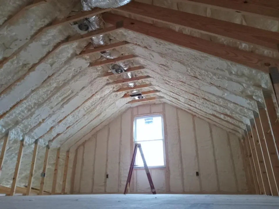 Spray foam roofing application for Crawl Space Insulation project in Catskill